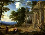 Pierre Patel - Landscape with the Rest on the Flight into Egypt